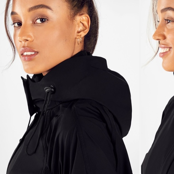 Fabletics Giana Black Oversized Jacket - Picture 5 of 9